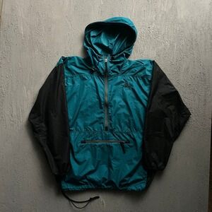 Vintage Nike ACG Anorak Windbreaker Jacket Mens Large Teal 90s Nike